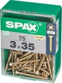 Lot De 75 Vis Acier Tête Fraisée Pozidriv Spax, Diam.3 Mm X L.35 Mm