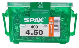 Lot De 400 Vis Acier Tête Fraisée Torx Spax, Diam.4 Mm X L.50 Mm
