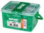 Lot De 400 Vis Acier Tête Fraisée Torx Spax, Diam.4 Mm X L.50 Mm