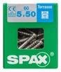 Lot De 60 Vis En Acier Inoxydable, Empreinte Torx, 5X50 Mm