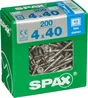 Lot De 200 Vis Inox Tête Fraisée Torx Spax, Diam.4 Mm X L.40 Mm