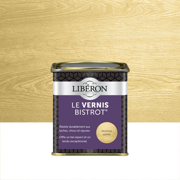 Vernis Meuble Et Objet Bistrot® Liberon, Incolore Satiné, 0.25L