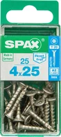 Lot De 25 Vis Inox Tête Fraisée Torx Spax, Diam.4 Mm X L.25 Mm