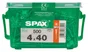 Lot De 500 Vis Acier Tête Fraisée Torx Spax, Diam.4 Mm X L.40 Mm