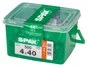 Lot De 500 Vis Acier Tête Fraisée Torx Spax, Diam.4 Mm X L.40 Mm