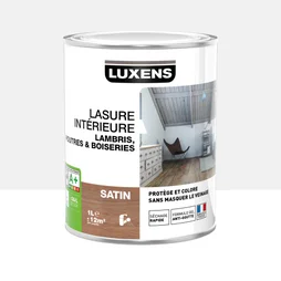 Lasure Intérieure Poutre Et Lambris Luxens, Blanc, 1 L