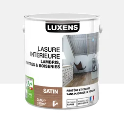 Lasure Intérieure Poutre Et Lambris 2.5 L, Luxens