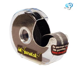 Bande auto-agrippante noire ID-SCRATCH L.2000 x l.20 mm