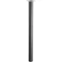 Lot De 4 Pieds De Table Cylindrique Fixes Métal Époxy Noir, 71 Cm