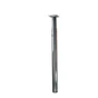 Pied de table chromé, diamètre 6 cm x hauteur réglable de 70 à 110 cm