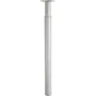 Pied De Plan De Travail Cylindrique Réglable Métal Époxy Gris, De 70 À 110 Cm