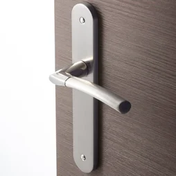 2 poignées de porte Eina sans trou INSPIRE, zamak entraxe 195 mm