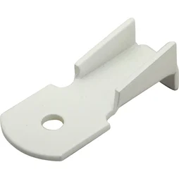 Lot De 20 Taquets Pour Crémaillère, Acier Blanc