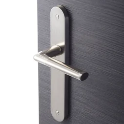 2 poignées de porte Sophie sans trou INSPIRE, zamak entraxe 195 mm
