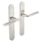 2 poignées de porte Sophie sans trou INSPIRE, zamak entraxe 195 mm