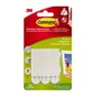 Lot de 8 languettes adhésives tableaux déco, COMMAND, blanc