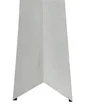 Faîtage Simple 2 Pinces Scover Plus Gris, L.110 Mm X L.2 M