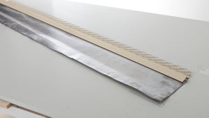 Solin Grillage Prélaqué À Bavette Scover Plus Gris, L.240 Mm X L.2 M