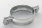 Collier À Embase Taraudée Gris Acier Galvanisé