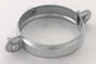 Collier À Embase Taraudée Pour Gouttière Développé 33 Gris Acier Galvanisé