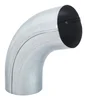 Coude Cintré Galep Acier Galvanisé Gris Scover Plus, Dév.25 Cm Diam.80 Mm