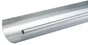 Gouttière Demi-Ronde Acier Galvanisé Scover Plus Dév.33 Cm Grise L.2 M