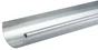 Gouttière Demi-Ronde Acier Galvanisé Scover Plus Dév.33 Cm Grise L.4 M