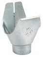 Naissance Agrafable Acier Galvanisé Gris Scover Plus, Dév.33 Cm Diam.100 Mm