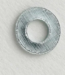 Lot De 20 Microrondelles Acier Zingué, Diam.3 Mm