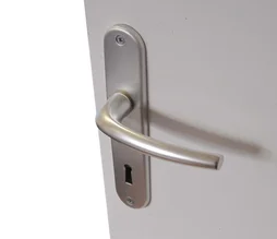 2 Poignées De Porte San Diego Trou De Clé, Aluminium Entraxe 165 Mm
