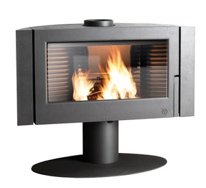 Poêle à bûche Antaya, INVICTA, 12 kW anthracite