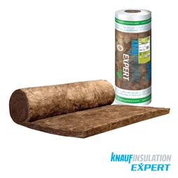 Rouleau de laine de verre KNAUF Comble 040 kraft, Ep.100mm, 9.5x1.2m