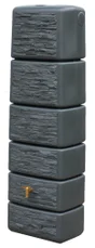 Récupérateur d'eau aérien GARANTIA rectangulaire murale gris , 330 L