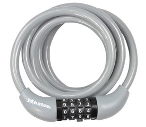 Câble Antivol Master Lock, L.1.8 M X Diam.8 Mm