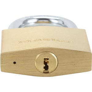 Master Lock 2950Eurd Cadenas À Clé Extra Fin En Laiton, Doré, 8,1 X 5 X 1,7 Cm