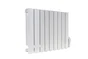 Radiateur électrique à inertie fluide horizontal, CELCIA, 1500 W blanc