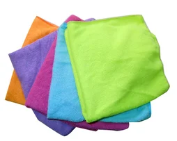 Lot de 5 chiffons auto microfibre carré 40 x 40 cm XL PERFOMR TOOLS