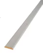 Champlat Médium en MDF 2 arrondis, 4 x 28 mm L. 2.44 m blanc
