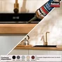 Mastic silicone cuisine/bain ardoise RUBSON cartouche 280 ml