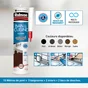 Mastic silicone cuisine/bain wengue RUBSON cartouche 280 ml