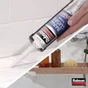 Mastic silicone cuisine/bain blanc RUBSON express cartouche 280 ml