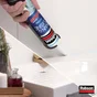 Mastic silicone cuisine/bain transparent RUBSON express cartouche 280 ml