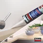 Mastic silicone cuisine/bain transparent RUBSON express cartouche 280 ml