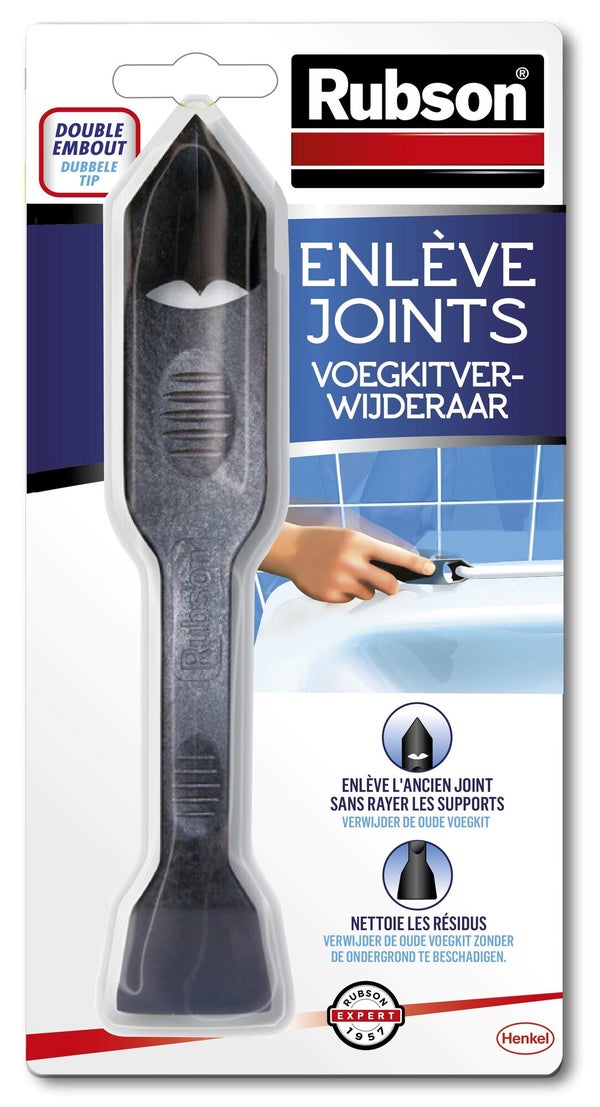 Enleve joint plastique noir RUBSON
