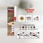 Mastic bois/parquet acrylique RUBSON chêne moyen cartouche 280ml
