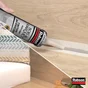 Mastic bois/parquet acrylique RUBSON gris clair cartouche 280ml