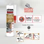 Mastic sol/terrasse RUBSON gris cartouche 280ml