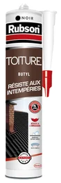 Mastic étanchéite toiture butyl RUBSON noir cartouche 280ml