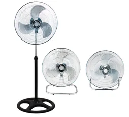 Ventilateur industriel 3 en 1, 40cm 45W chromé