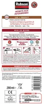 Mastic étanchéite facade polymer RUBSON brique cart 280ml